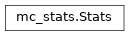 Inheritance diagram of netket.stats.Stats